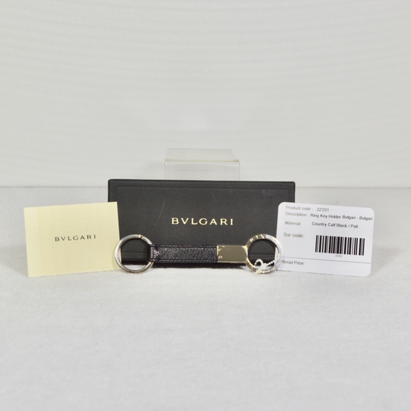🆕🏷️ 💯Authentic  Bailey  BVLGARI BVLGAR Imens Keyring - Picture 7 of 7